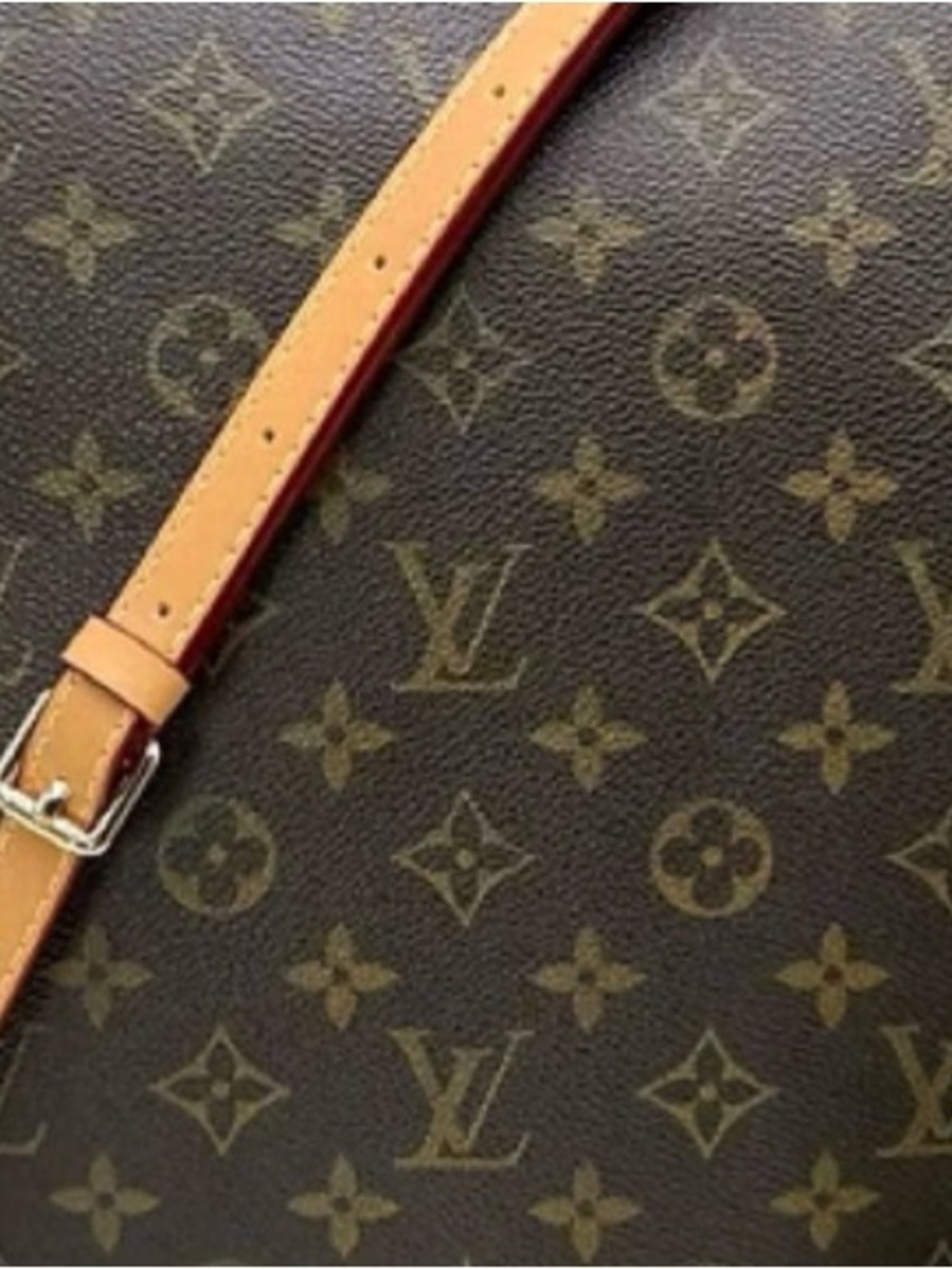 Louis Vuitton Brown Monogram Crossbody Bag with Gold Hardware - Picture 2 of 9